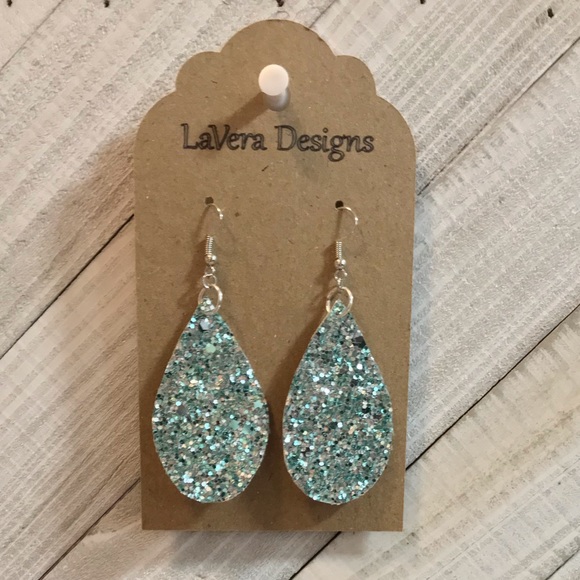 Faux Leather Earrings - Picture 1 of 1